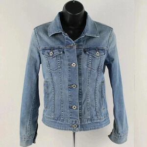 Levi's Women's Classic Blue Denim Trucker Jean Jacket Size S
